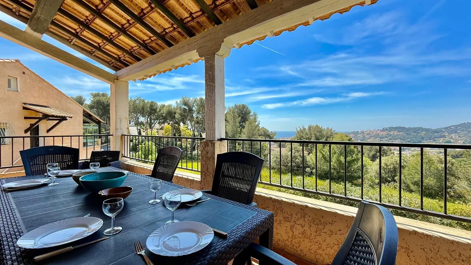 Terrasse Panoramique - Vue Mer - Cosy & Familial Carqueiranne